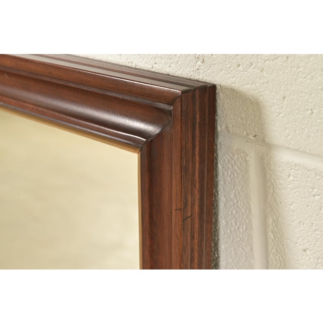 1970s Henkel Harris Federal Mahogany and Gold Gilt Framed Wall Mirror, 1972 For Sale - Image 5 of 11