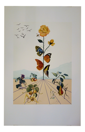 Salvador Dali, Flordali II, Lithograph