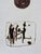 Abstract 20.5' X 25.2' Framed Abstract Figurative Original Oil Painting / Robert Motherwell For Sale - Image 3 of 3