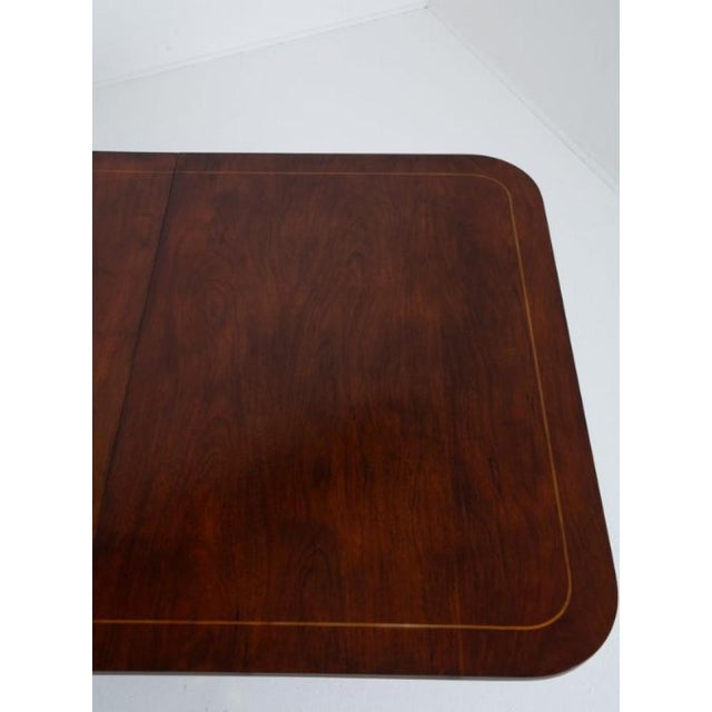 Brown Regency Revival Dining Table, 1880s For Sale - Image 8 of 10