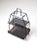 Metal Mid-Century Modern Tiered Stand For Sale - Image 7 of 11