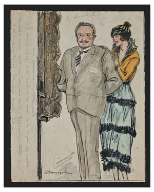 Luigi Bompard, Family Relations, Watercolor and Ink, 1920s