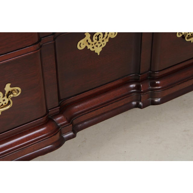 Kindel Mahogany Block Front Goddard Chest For Sale - Image 13 of 16