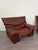 Mid-Century Modern Vintage Leather Armchairs, 1970s, Set of 2 For Sale - Image 3 of 18