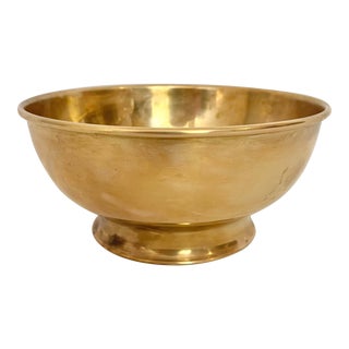 Mid Century Brass Revere Bowl For Sale