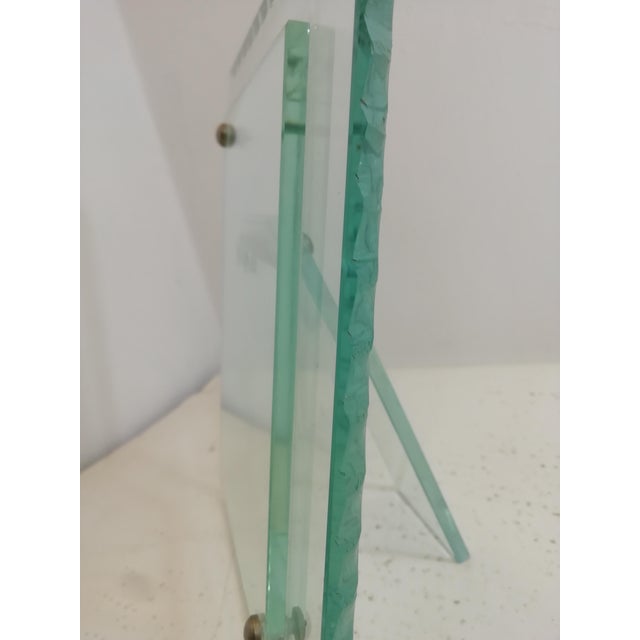 1950s Glass Photo Frame by Pietro Chiesa for Fontana Arte, 1950s For Sale - Image 5 of 11