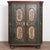 Early 19th Century Hand-Painted German Two-Door Armoire Shrunk Early 19th-century German pine two-door armoire ("Shrunk")...