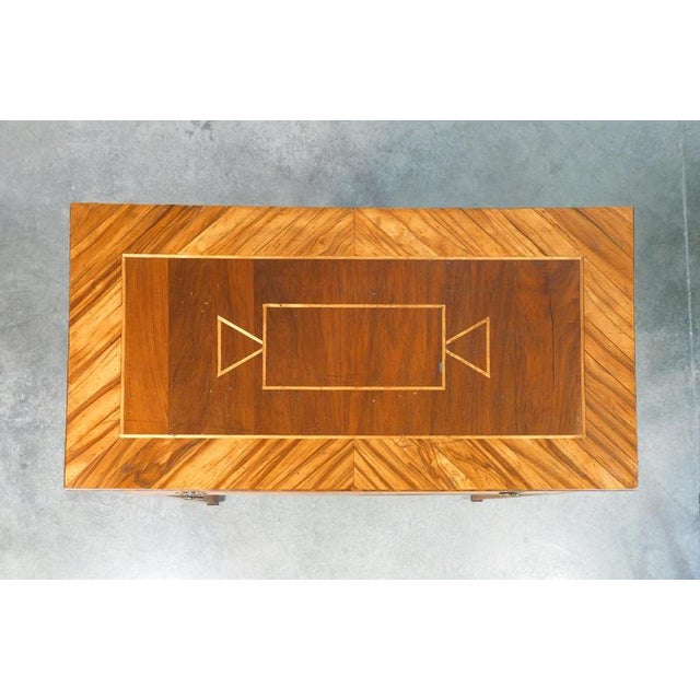 Louis XV Desk in Inlaid Walnut. 1700 For Sale - Image 6 of 18