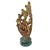 Contemporary Geometric Bronze Masks with Marble Bases, Set of 2 For Sale - Image 3 of 5