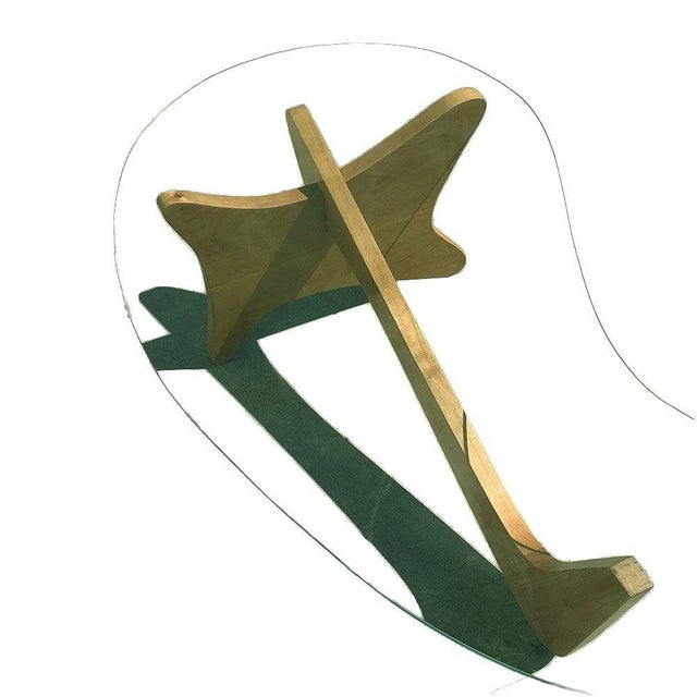 1950s 1950s Mid-Century Noguchi Style Biomorphic "Airplane" Coffee Table For Sale - Image 5 of 7