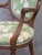 Vintage French Louis XVI Style Armchairs With Green and Cream Upholstery - A Pair For Sale In Denver - Image 6 of 12