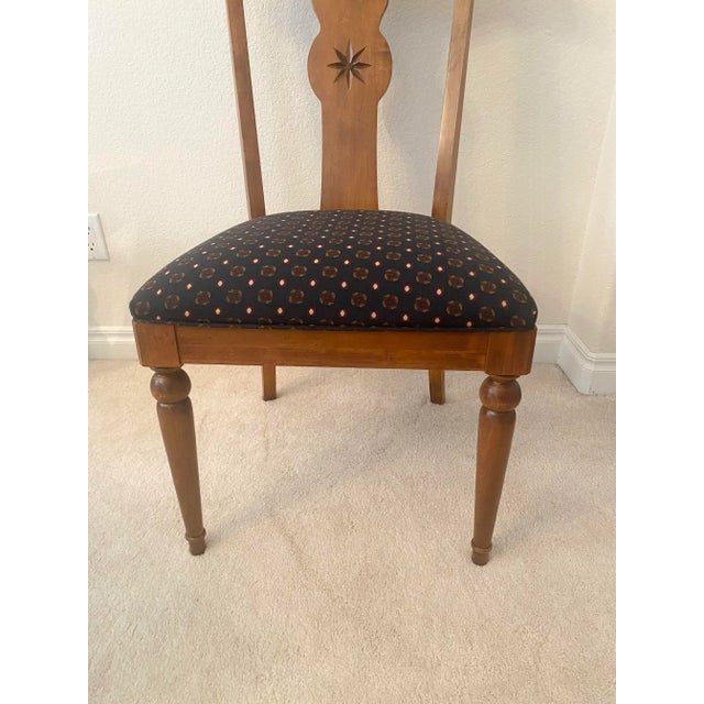Late 20th Century Ethan Allen Country Crossings Chairs Set of Four Excellent "Mint" Condition For Sale - Image 12 of 13
