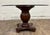 Glass Top Floral Carved 54 Inch Round Top Pedestal Dining Table With Fluted Base For Sale In Kansas City - Image 6 of 15