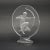 Rene Lalique Clear Glass 'Archer' Mascot. This model features a crouching archer with bow and arrow. Wheel cut makers...