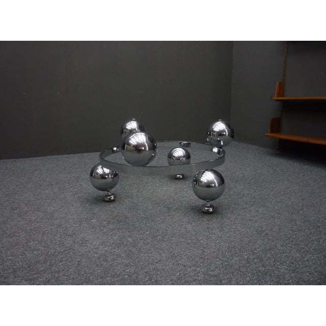 1970s Space-Age Sputnik Coffee Table, 1970s For Sale - Image 5 of 10