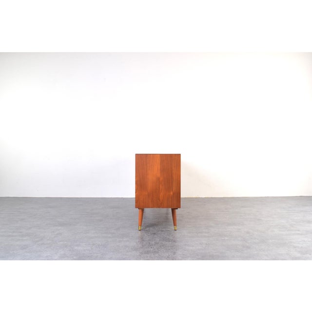 Wood Mid-Century Modern Op-Art Hand-Painted Sideboard from Sven Andersen Møbelfabrik, 1960s For Sale - Image 7 of 18
