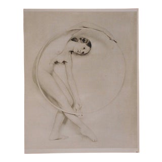 Vintage Art Deco Nude Photogravure For Sale