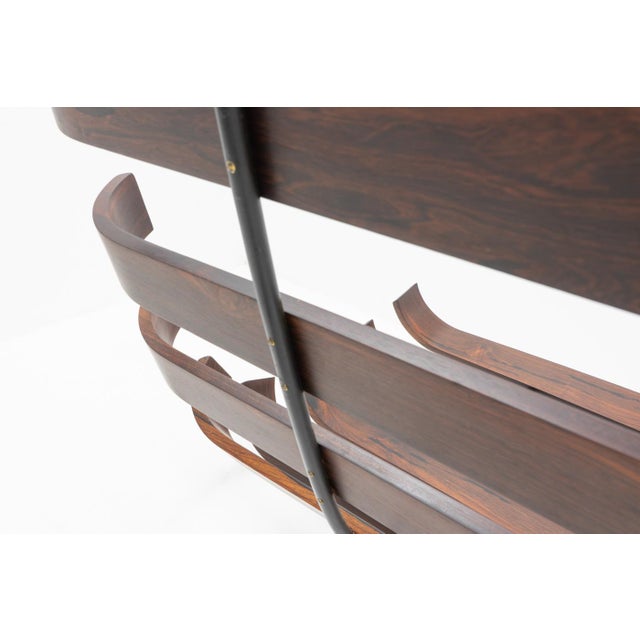 Brown Costela Sofa by Martin Eisler and Carlo Hauner, 1960s For Sale - Image 8 of 18