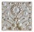 Ivory Shell Panel 19x20”, Coastal Luxury Wall Art Panel For Sale
