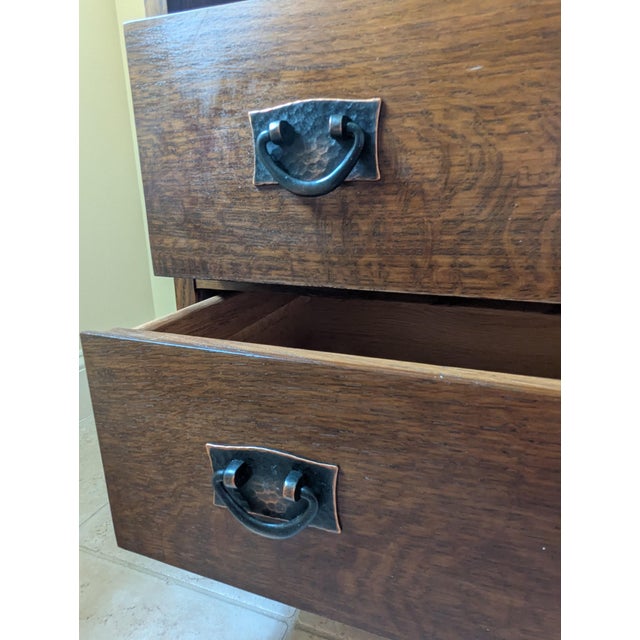 Late 20th Century Late 20th Century Stickley Arts & Crafts Cabinet For Sale - Image 5 of 9