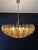 Amber & Clear Poliedri Murano Glass Ceiling Light, 1990s For Sale - Image 13 of 18
