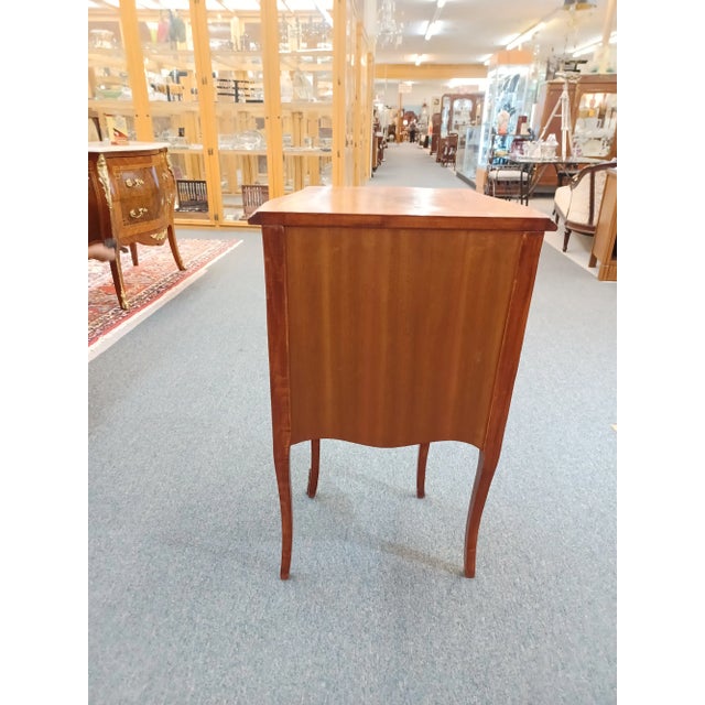 French Mid 20th Century Louis XV Style Nightstand For Sale - Image 3 of 13