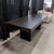 Chocolate West Elm Terra Dining Table, Chocolate Wire-Brushed Oak, Thick Slab Top and Legs, Seats 6 to 8 For Sale - Image 8 of 8
