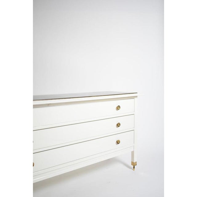 1960s Vintage White Lacquered Chest of Drawers by Carlo De Carli, 1960s For Sale - Image 5 of 6
