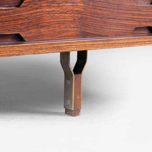 Wood Mid-Century Double-Sided Wooden Sideboard, 1950s For Sale - Image 7 of 18