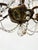 Louis XVI Glass Chandelier with Pearl Garland and Painted Sheet Metal For Sale - Image 4 of 18