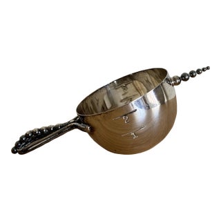 Mid 20th Century Napier "Bottoms Up" Silver-Plate Jigger - Art Deco Barware For Sale