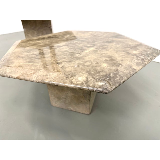 Stone Italian Marble Coffee Tables, 1970, Set of 2 For Sale - Image 7 of 18