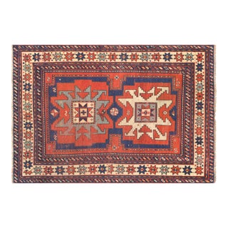 1920s Caucasian Kazak Rug For Sale