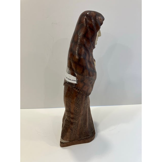 Folk Art 1960s Lithuanian Folk Art Carving Signed Alfonso’s Skirsgilas For Sale - Image 3 of 10