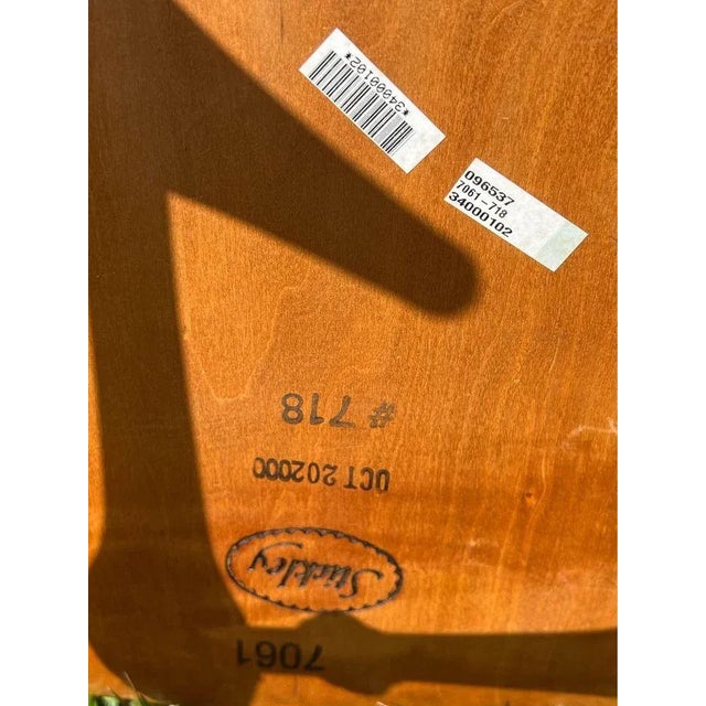 Mid 20th Century Stickley Solid Maple Wood Dining Table with Leaves