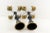 Late 20th Century Black and Gold Toleware Candelabras - a Pair For Sale - Image 12 of 12