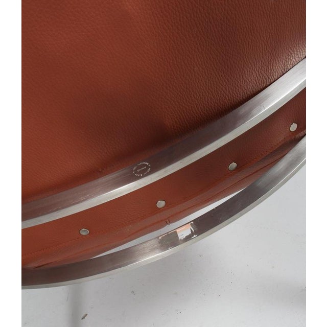 Brown PK22 Lounge Chairs by Poul Kjærholm for Fritz Hansen, 1983, Set of 2 For Sale - Image 8 of 10