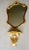Vintage Hollywood Regency Gilt Wall Mirror With Matching Console Shelf For Sale - Image 10 of 11