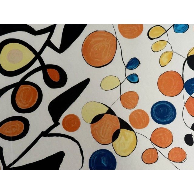 Alexander Calder, "Spring Carnival" Authentic Lithograph, 1969 For Sale - Image 4 of 10