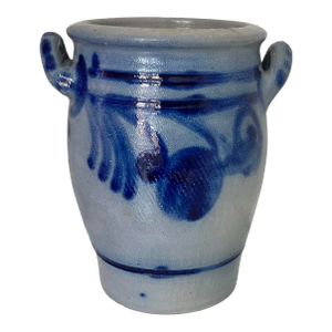 1930s German Westerwald Salt-Glazed Stoneware Farmhouse Crock