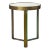 Elton Marble & Metal Accent Table, Gold For Sale