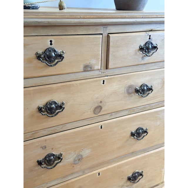 English Antique English Pine Dresser, Two over Three For Sale - Image 3 of 4
