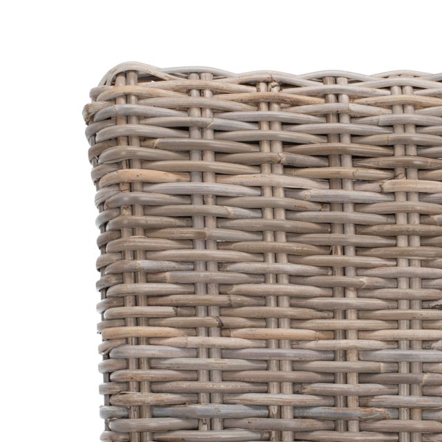 Dainton 19''H Rattan Side Chair in Natural Unfinished - a Pair For Sale In Philadelphia - Image 6 of 10