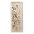 Vintage Hand-Carved Marble Calla Lily Relief Wall Plaque For Sale