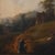 This Antique Framed Johann Gottlieb Karl Liebercit (1766-1814) Oil on Canvas Painting presents a tranquil countryside...