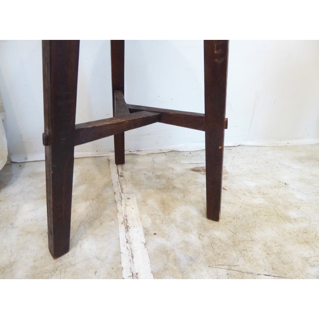 Vintage Rustic End Table For Sale - Image 4 of 4