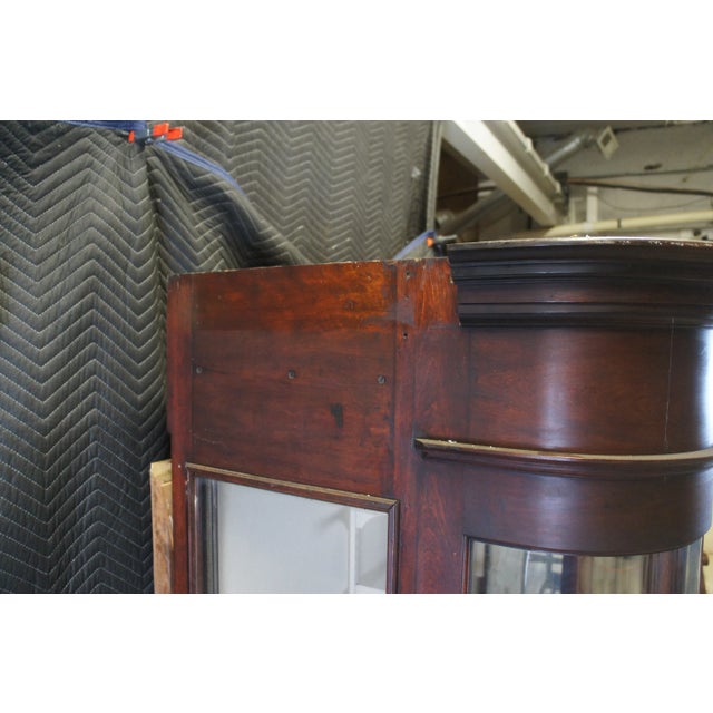 Early 20th Century Antique Victorian Mahogany General Store Display Case Apothecary Cabinet For Sale - Image 9 of 12