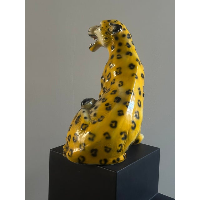 Italan Ceramic Cheetah, 1970s For Sale - Image 9 of 16