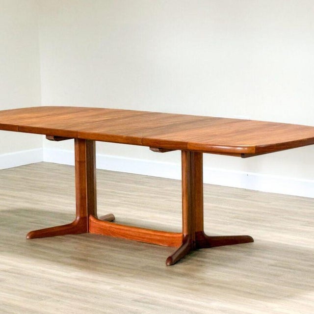 Double Extending Dining Table from Skoby, Denmark, 1960s For Sale - Image 3 of 17