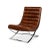 Modern Leather Lounge Chair For Sale - Image 11 of 11